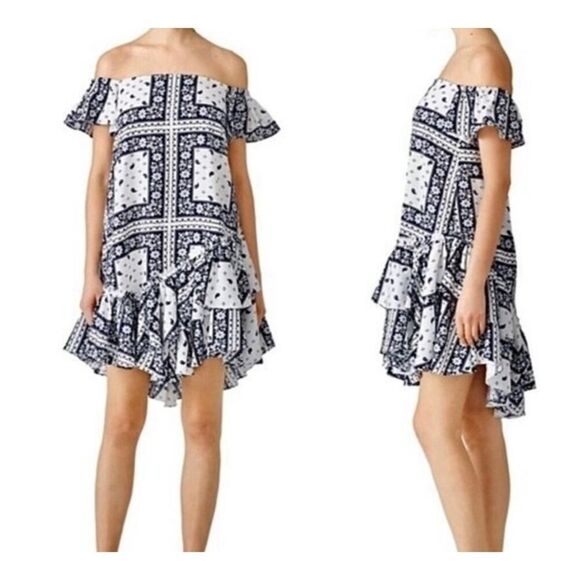 Cinq a Sept Minella Bandana Dress Sz. 6 - Picture 1 of 11